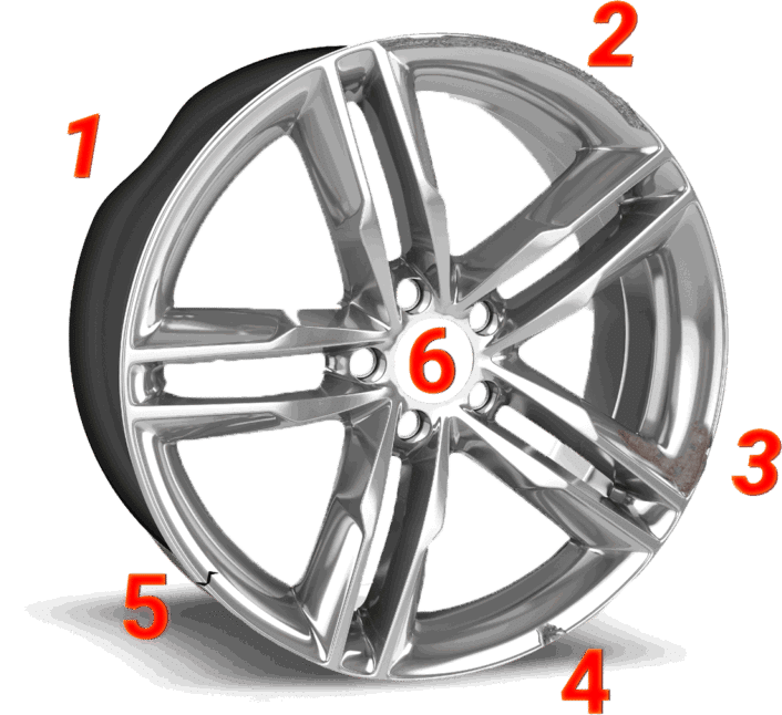 Types of alloy wheel damage + repairs and refurbishments we can provide